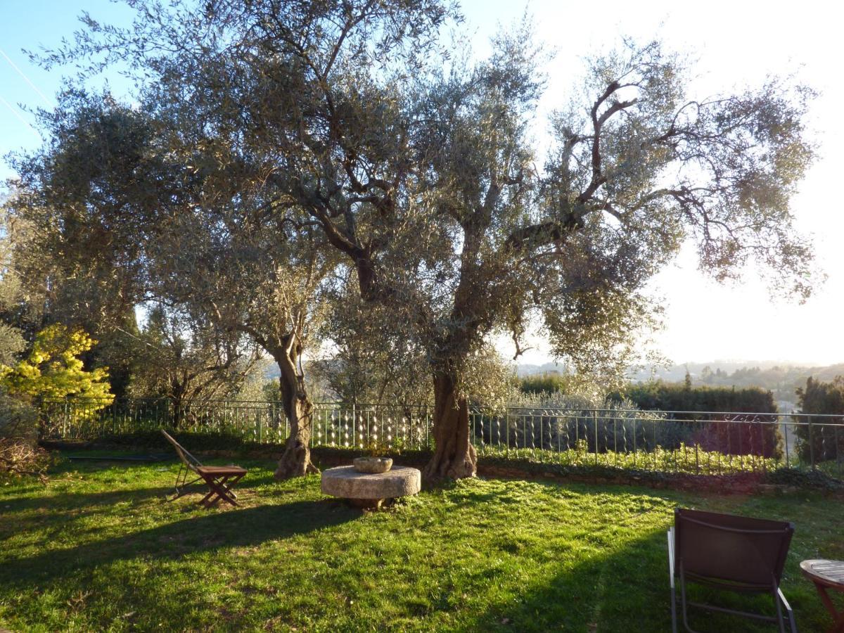 Apartment Cezanne With Heated Pool And Private Garden Chateauneuf-Grasse Eksteriør bilde