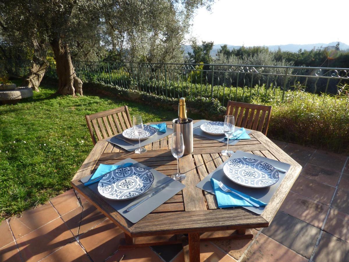 Apartment Cezanne With Heated Pool And Private Garden Chateauneuf-Grasse Eksteriør bilde